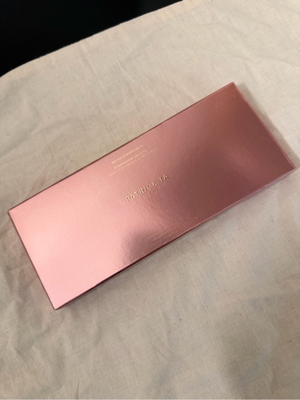 PATRICK TA Major Dimension II Rose Eyeshadow Palette